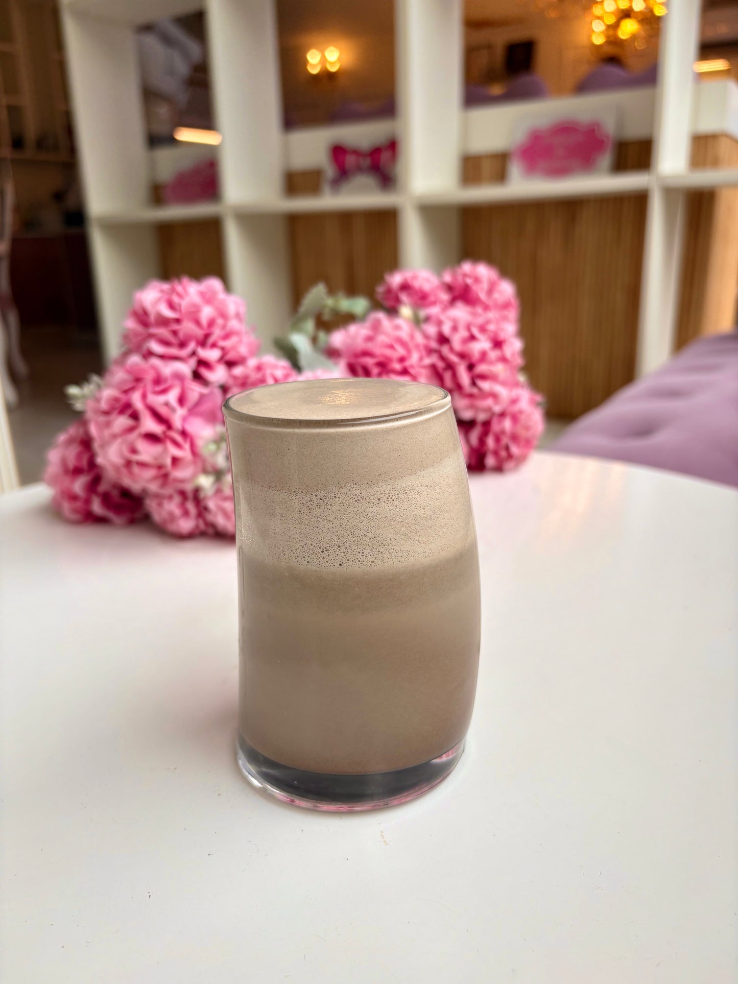 Hojicha Latte with Hojicha Foam
