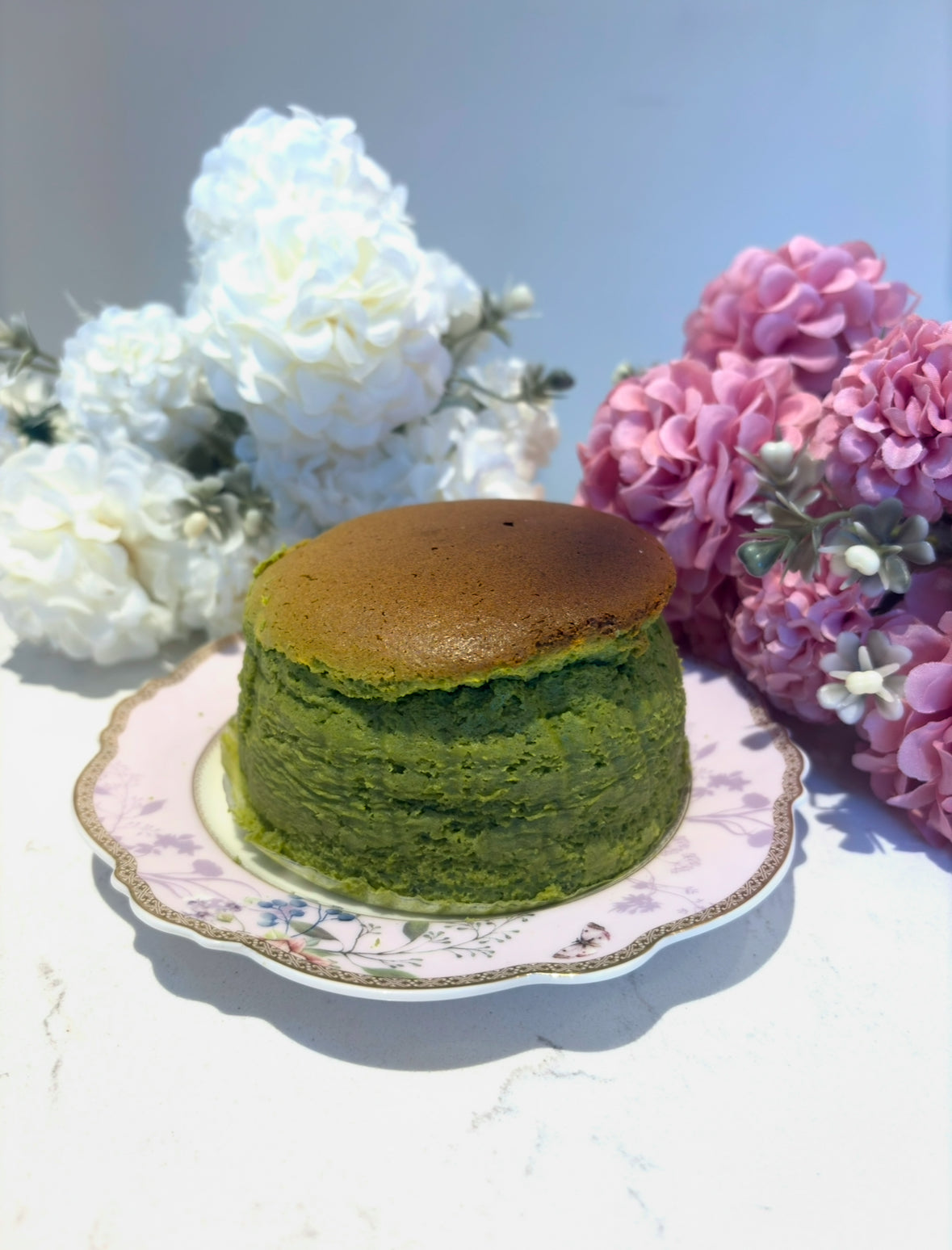 Bento Matcha Jiggly Soufflé Cheesecake