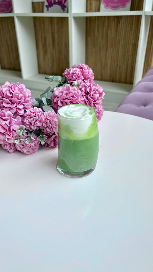 Matcha Latte with Vanilla Foam